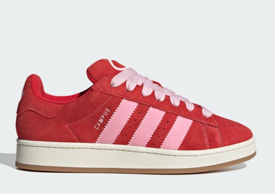 ADIDAS CAMPUS 00S. Better Scarlet / Clear Pink