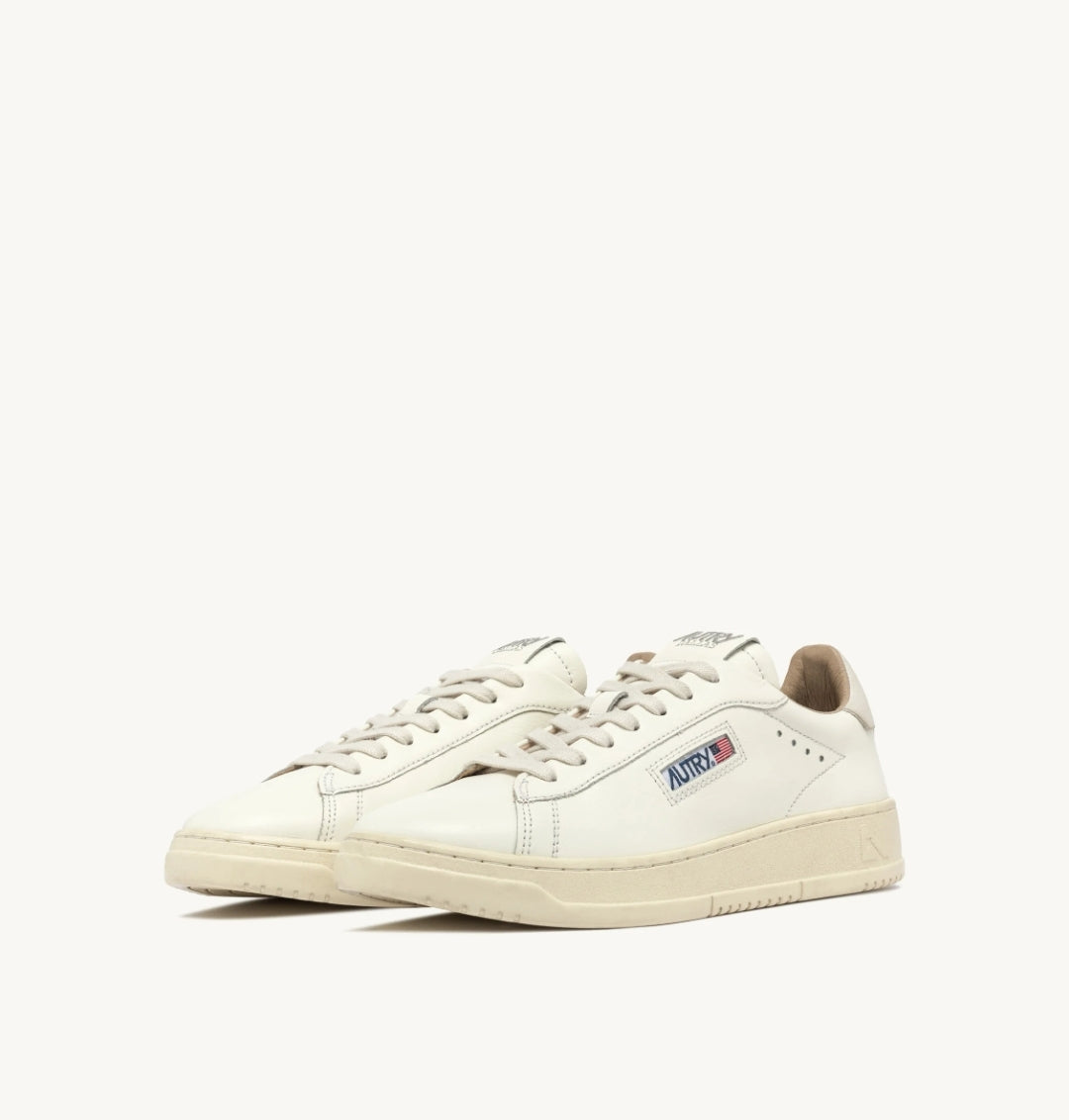 DALLAS LOW SNEAKERS IN WHITE LEATHER