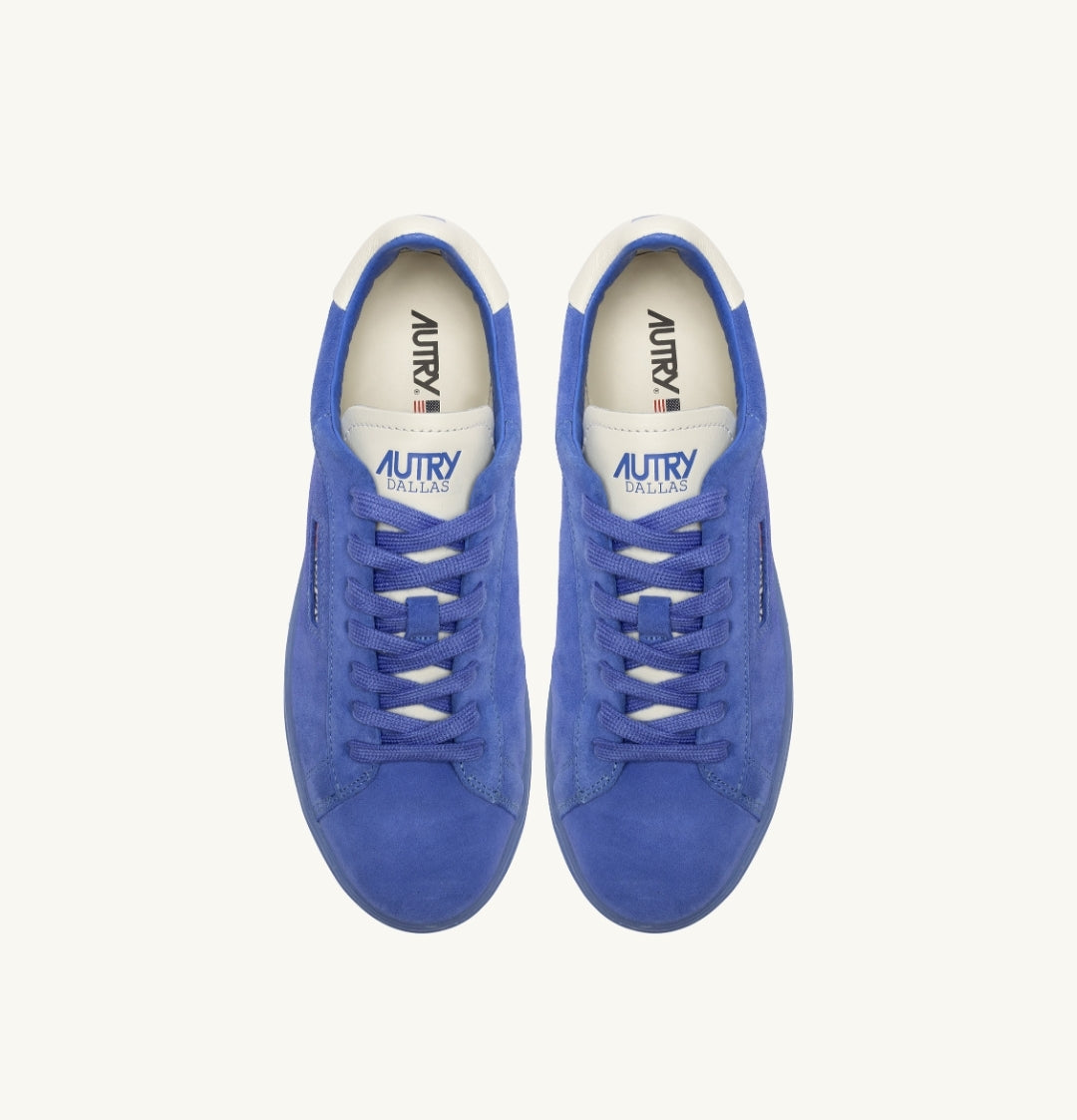 DALLAS LOW SNEAKERS IN SUEDE COLOR BLUE