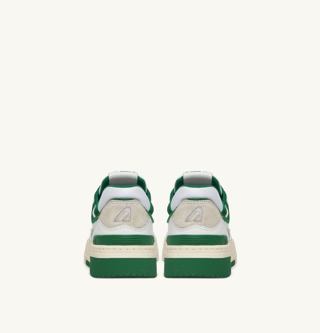 CLC LOW SNEAKERS IN WHITE LEATHER AND AMAZON SUEDE