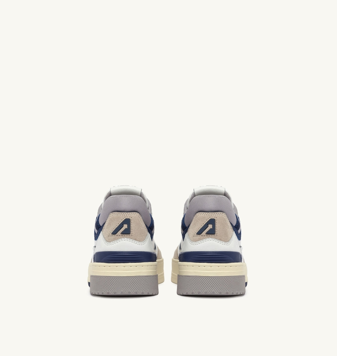 CLC LOW SNEAKERS IN WHITE, DARK BLUE AND LIGHT BLUE LEATHER
