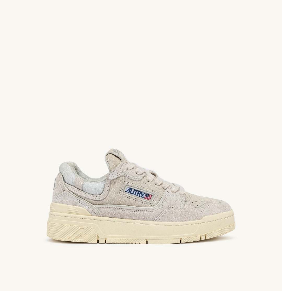 CLC LOW SNEAKERS IN WHITE AND CREAM LEATHER