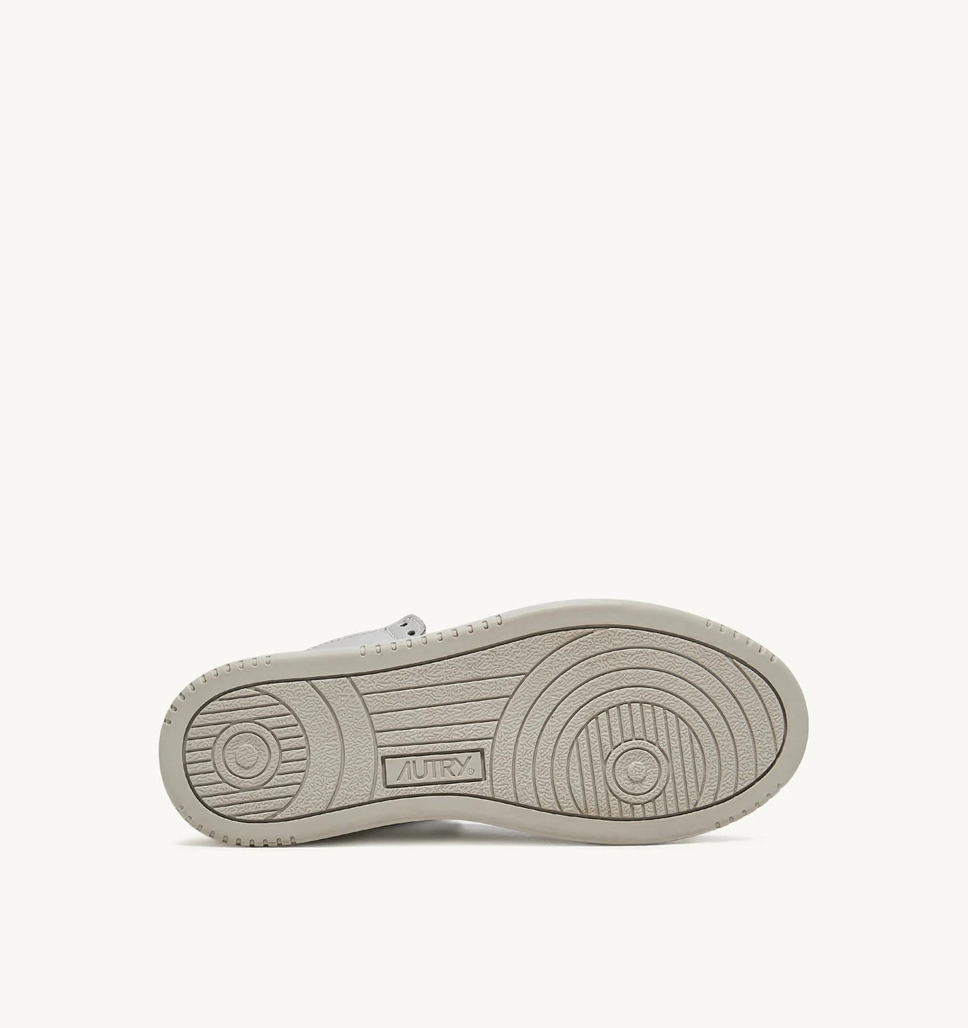 MEDALIST MID BICOLOR SNEAKERS IN WHITE AND VAPOR LEATHER
