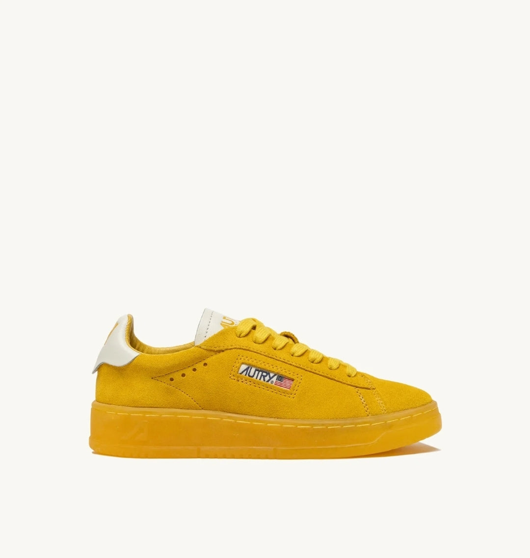 DALLAS LOW SNEAKERS IN SUEDE COLOR YELLOW