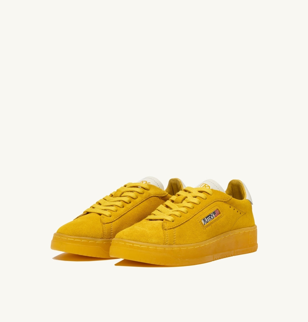 DALLAS LOW SNEAKERS IN SUEDE COLOR YELLOW