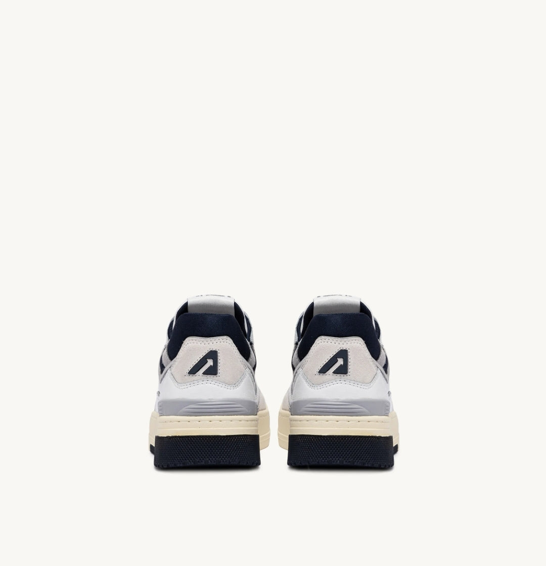 CLC LOW SNEAKERS IN WHITE AND SPACE LEATHER AND SUEDE
