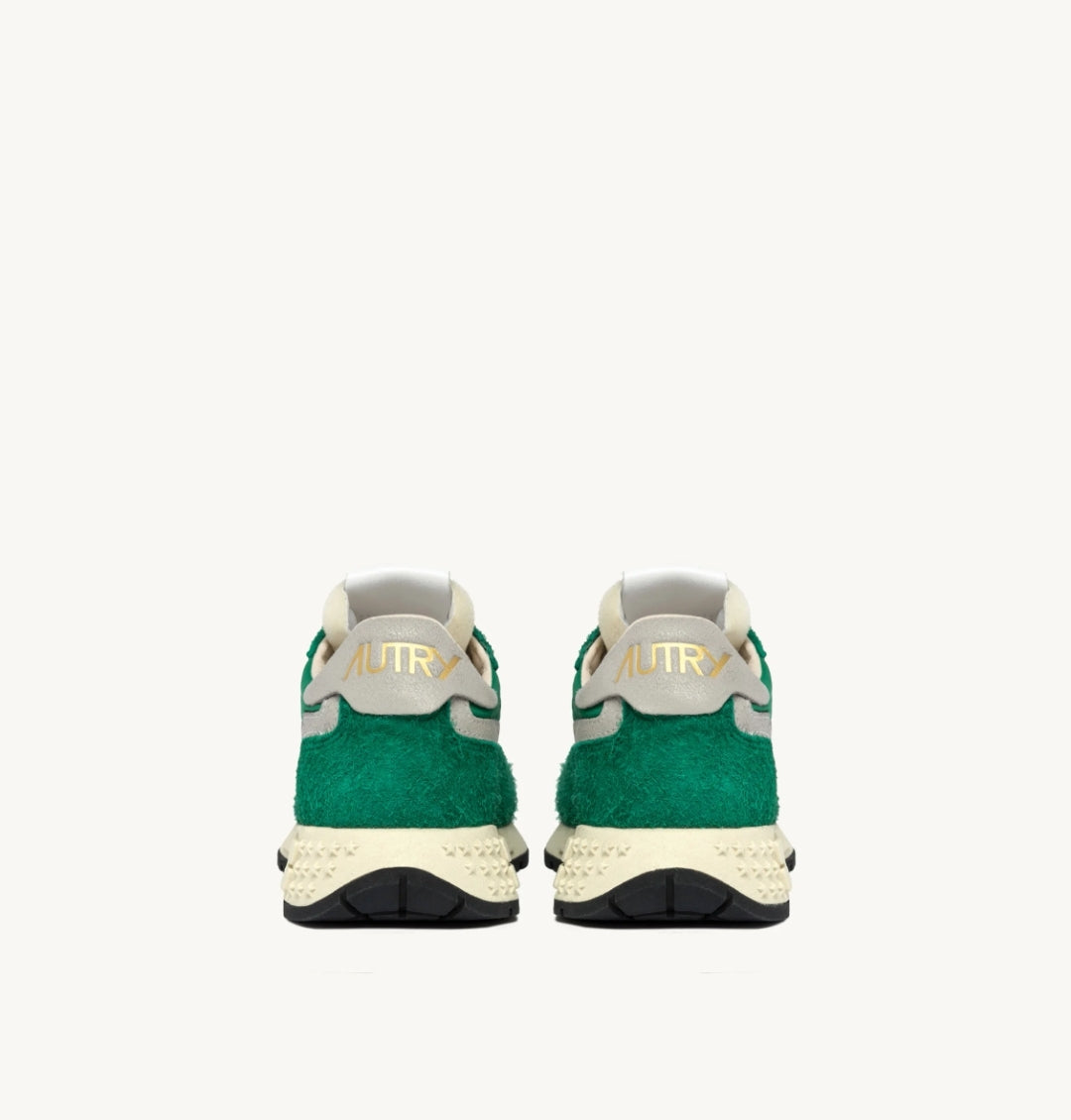 REELWIND LOW SNEAKERS IN GREEN NYLON AND SUEDE