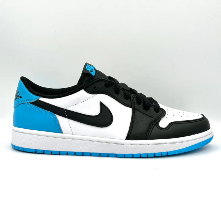 AIR JORDAN 1 RETRO LOW OG BLACK DK POWDER BLUE