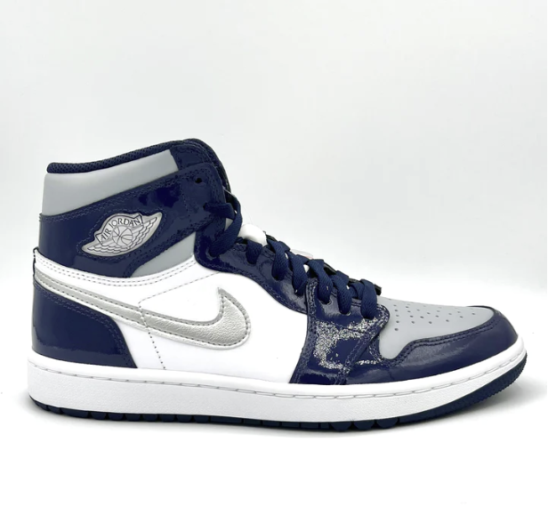 AIR JORDAN 1 HIGH GOLF PATENT MIDNIGHT NAVY