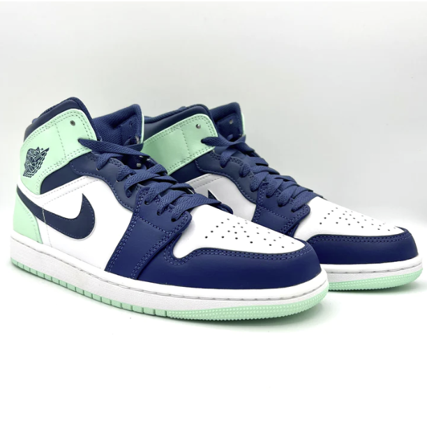 AIR JORDAN 1 MID MYSTIC NAVY MINT FOAM